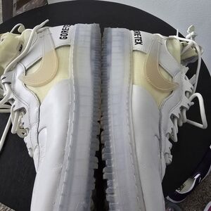 Nike Air Force One GORE-TEX White and Cream Sneakers